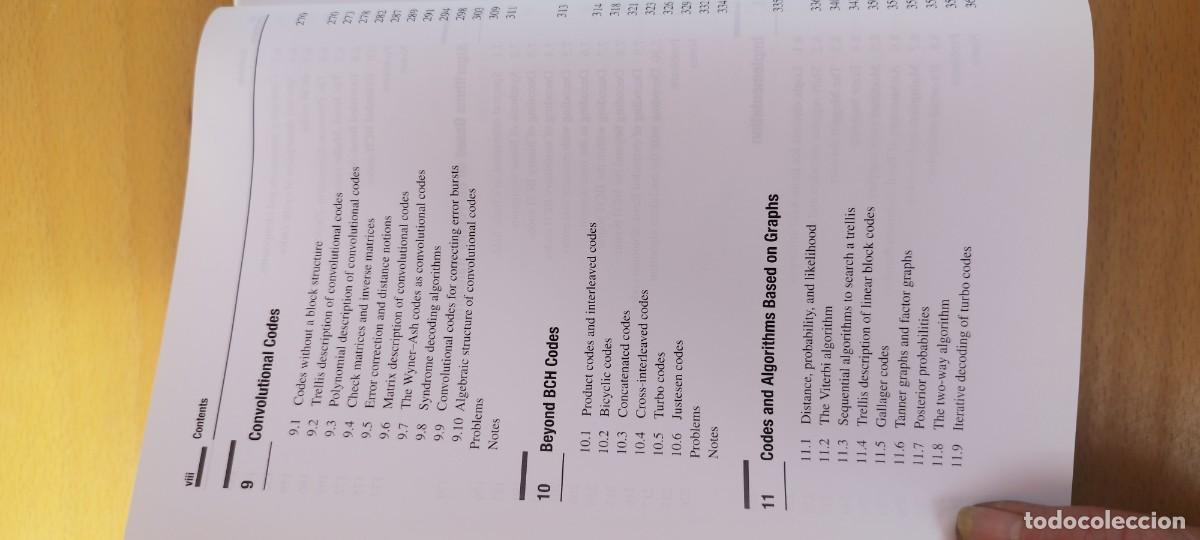 Libros de segunda mano de ciencias: ALGEBRAIC CODES FOR DATA TRANSMISSION /BLAHUT /EN INGLES C&oacute;digos algebraicos paratransmisi&oacute;n datos - Foto 10
