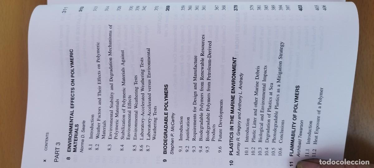 Libros de segunda mano de ciencias: PLASTICS AND THE ENVIRONMENT/ANDRADY/EN INGLES Pl&aacute;sticos y medio ambiente/WILEY INTERSCIENCE - Foto 12