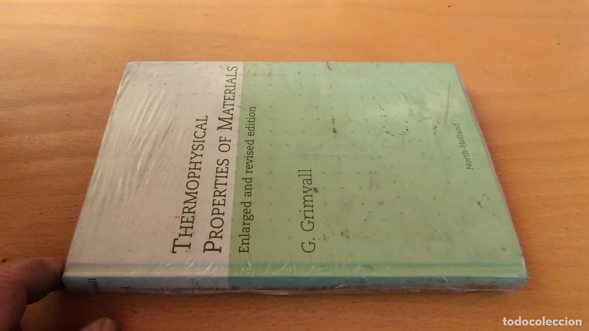 Libros de segunda mano de Ciencias: THERMOPHYSICAL PROPERTIES OF MATERIALS/GRIMVALL/EN INGLES Propiedades termof&iacute;sicas de los materiales