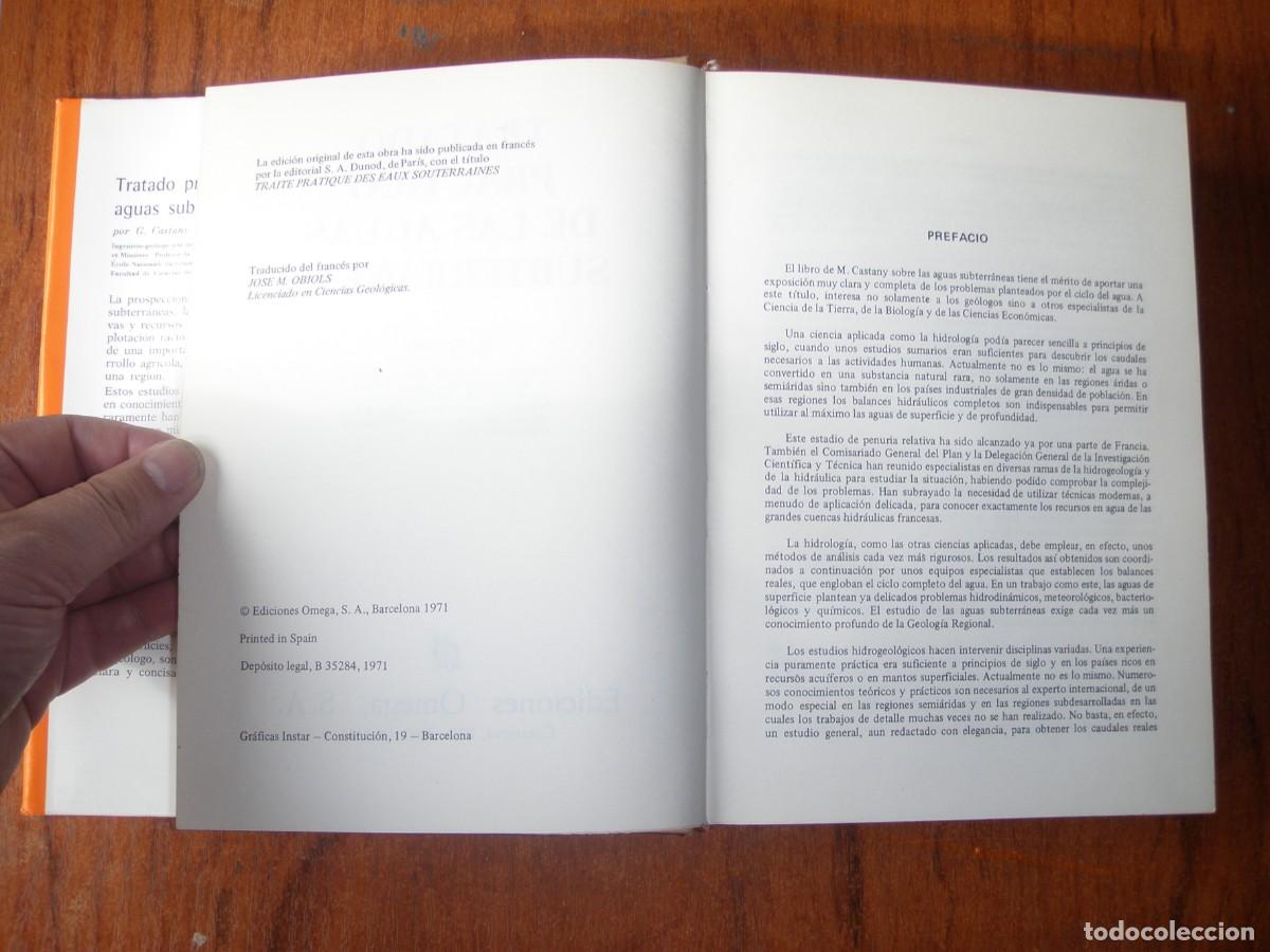 Libros de segunda mano: TRATADO PRACTICO DE LAS AGUA SUBTERRANEAS G. CASTANY OMEGA - Foto 4