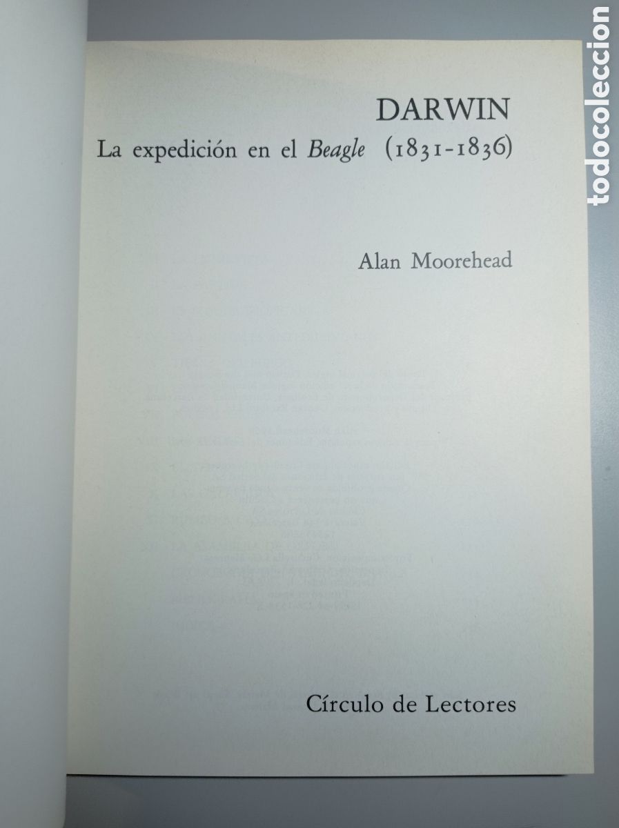 Libros de segunda mano: DARWIN. LA EXPEDICI&Oacute;N EN EL BEAGLE (1831-1836). TEOR&Iacute;A DE LA EVOLUCI&Oacute;N. - Foto 4
