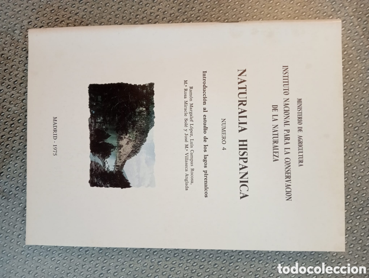 Libros de segunda mano: NATURALIA HISP&Aacute;NICA N&ordm; 4. ICON. Introducci&oacute;n al estudio de los lagos pirenaicos