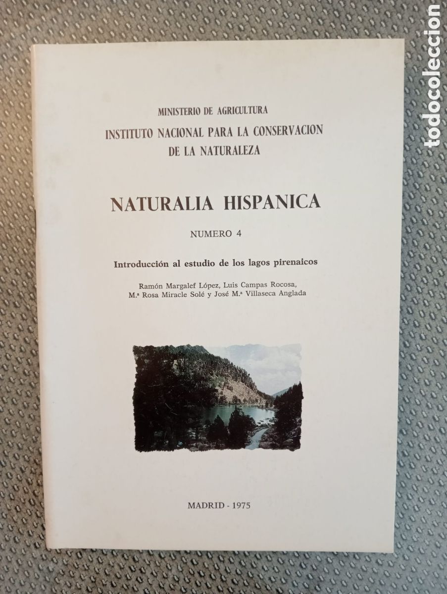 Libros de segunda mano: NATURALIA HISP&Aacute;NICA N&ordm; 4. ICONA. Introducci&oacute;n al estudio de los lagos pirenaicos