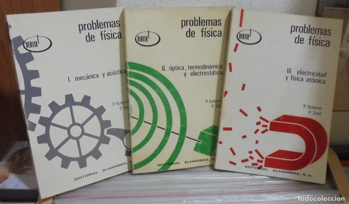 Libros de segunda mano de Ciencias: Problemas de f&iacute;sica, 3 tomos. P. Scherrer, P. Stoll