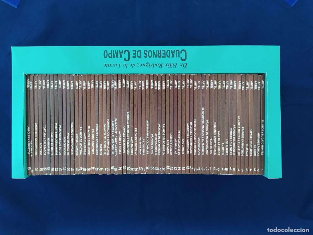 Libros de segunda mano: CAJA 2&ordf; EDICION CUADERNOS DE CAMPO DE FELIX RODRIGUEZ DE LA FUENTE (1991) EDITORIAL MARIN ARTEL