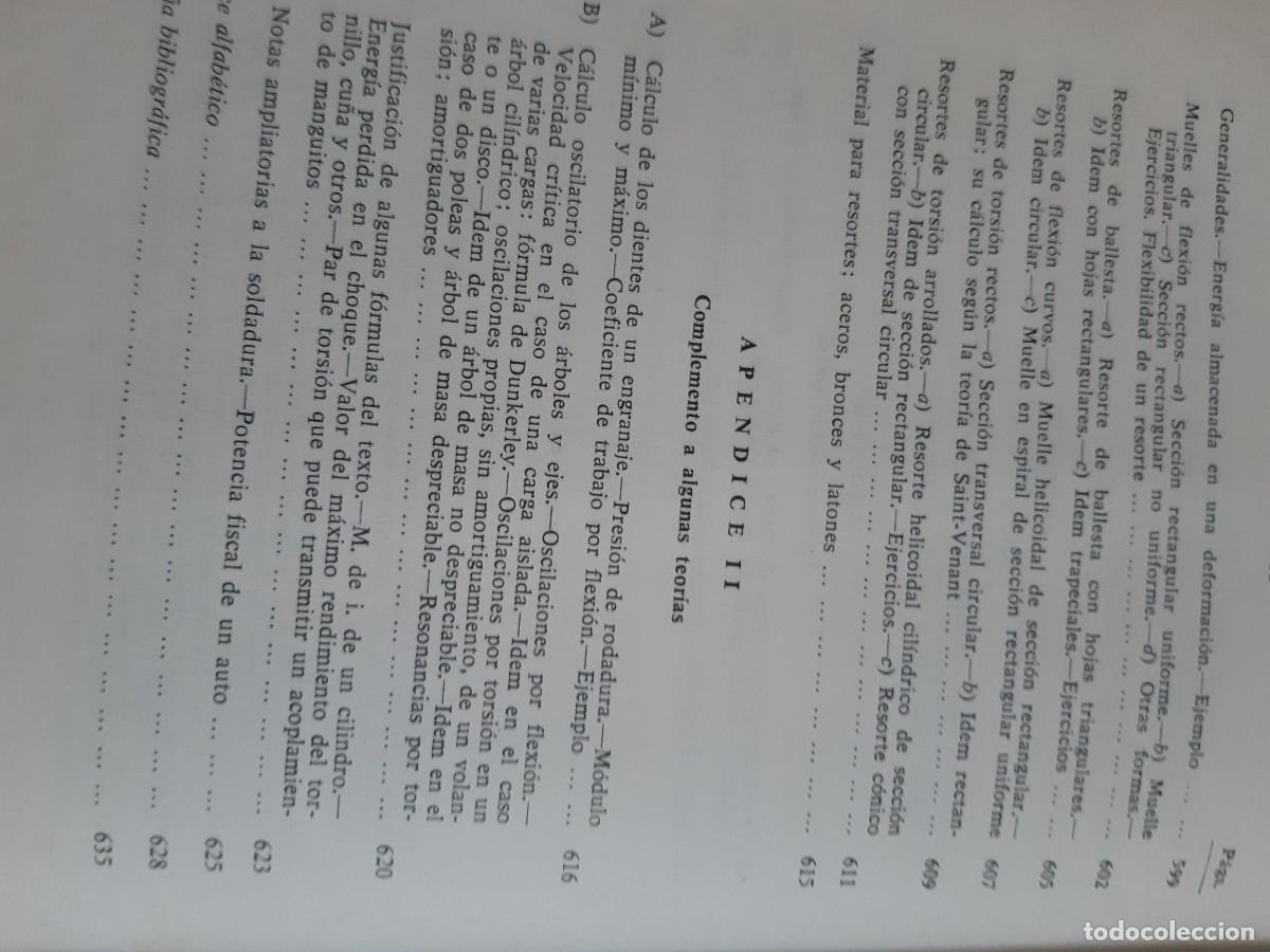 Libros de segunda mano de ciencias: Mecanismos. C&aacute;lculo y Construcci&oacute;n - Celso M&aacute;ximo del Cosso - Foto 4