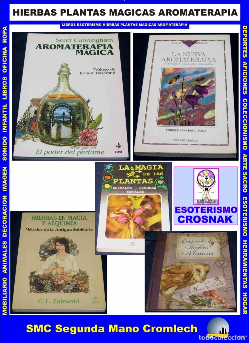 Libros de segunda mano: 5 Libros PLANTAS MAGICAS AROMATERAPIA