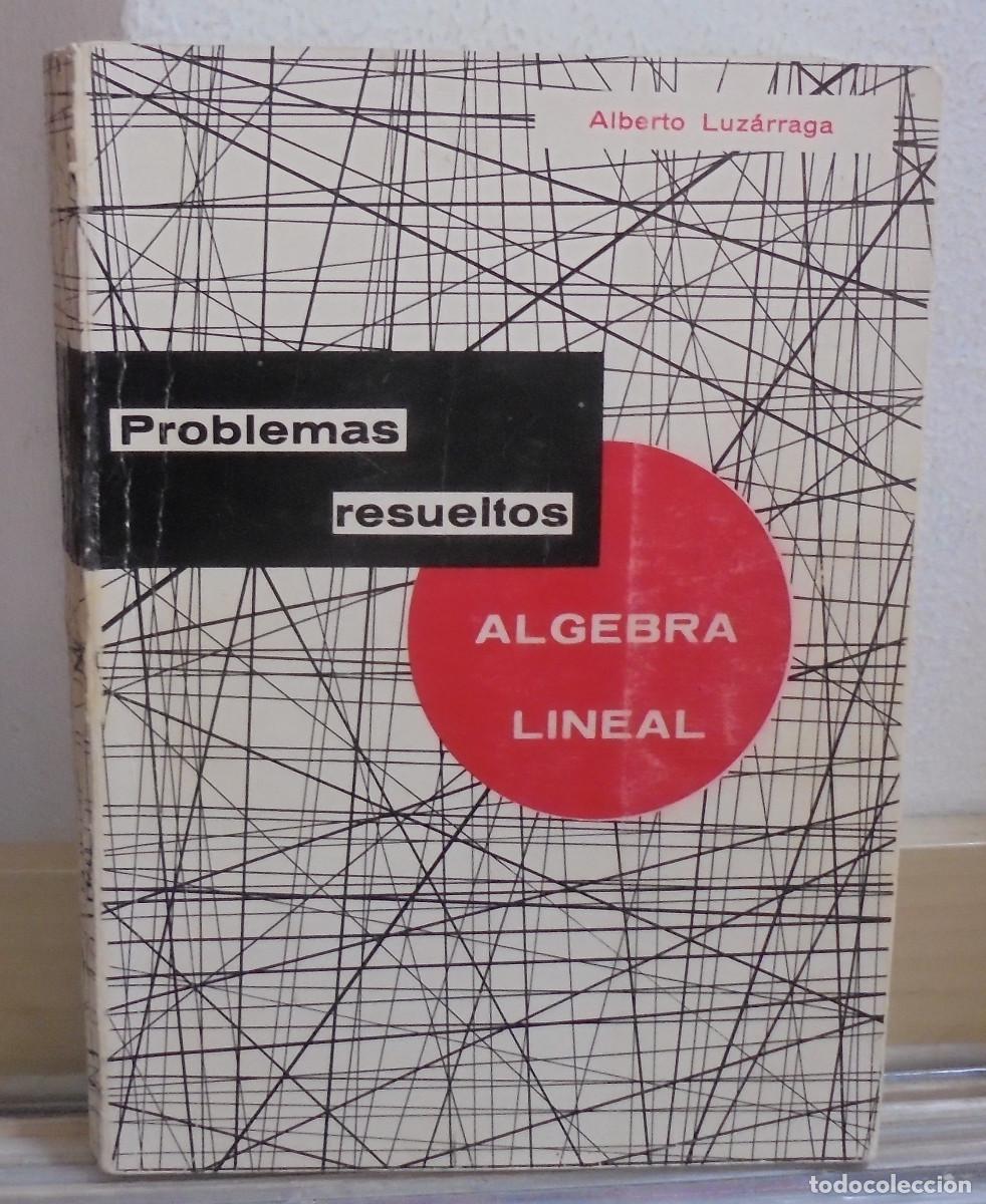 Libros de segunda mano de Ciencias: Algebra lineal, problemas resueltos. Alberto Luz&aacute;rraga