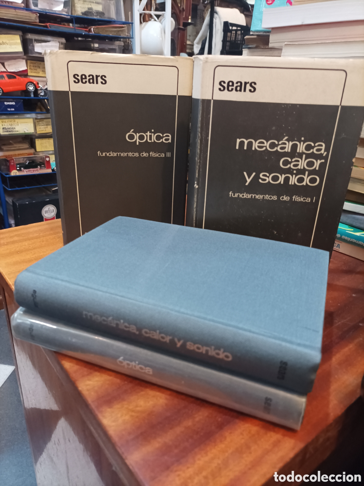 Libros de segunda mano de Ciencias: MEC&Aacute;NICA, CALOR, Y SONIDO.OPTICA.FUNDSMENTOS DE F&Iacute;SICA I ,II .SEARS . EDITORIAL AGUILAR.
