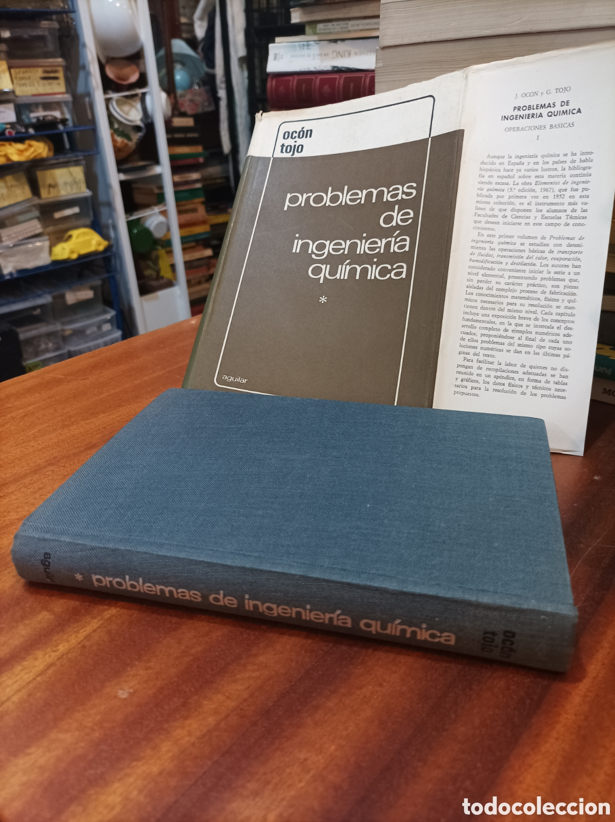 Libros de segunda mano de Ciencias: PROBLEMAS DE INGENIER&Iacute;A QU&Iacute;MICA.I .OCON. TOJO.EDITORIAL AGUILAR.