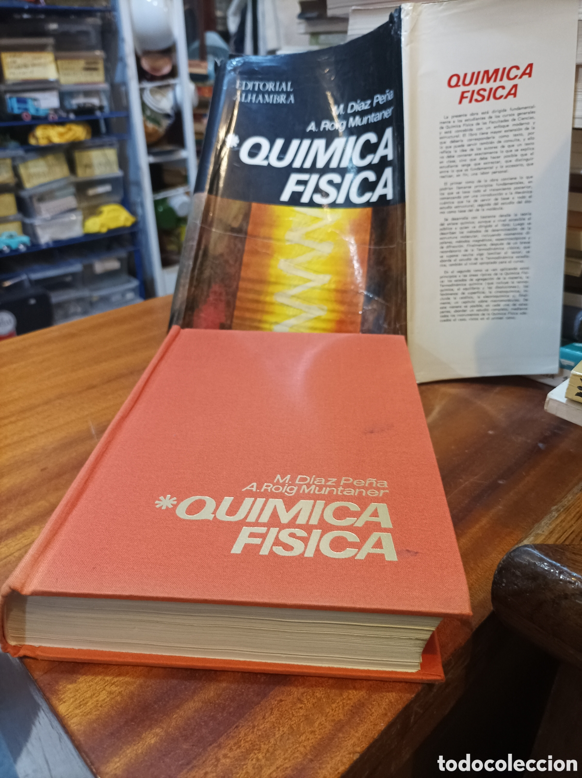 Libros de segunda mano de Ciencias: QU&Iacute;MICA F&Iacute;SICA . VOLUMEN I .M.DIAZ PE&Ntilde;A/A.ROIG MUNTANER.. EDITORIAL ALHAMBRA.1972
