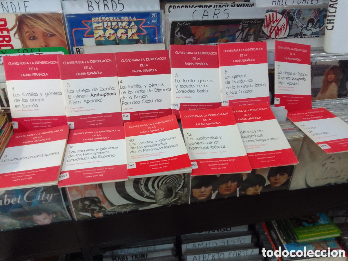 Libros de segunda mano: 12 libritos,claves para la identificaci&oacute;n de la fauna espa&ntilde;ola