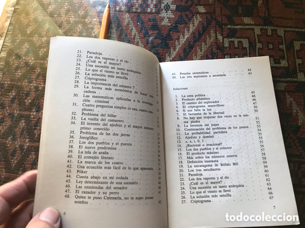 Libros de segunda mano de ciencias: Divertimientos l&oacute;gicos y matem&aacute;ticos. Mariano Mataix. Marcombo - Foto 4