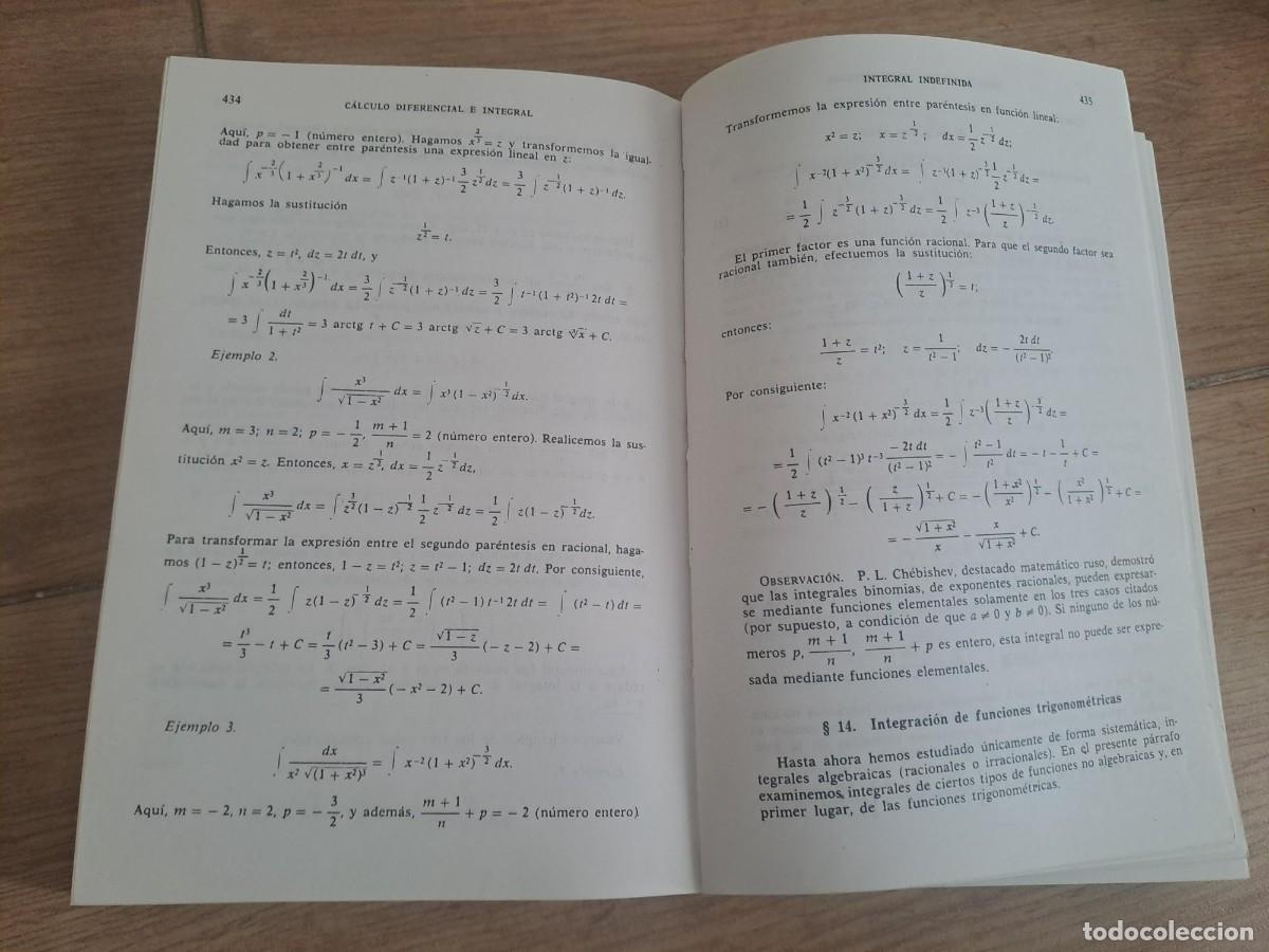 Libros de segunda mano de ciencias: C&aacute;lculo Diferencial e Integral - Foto 2