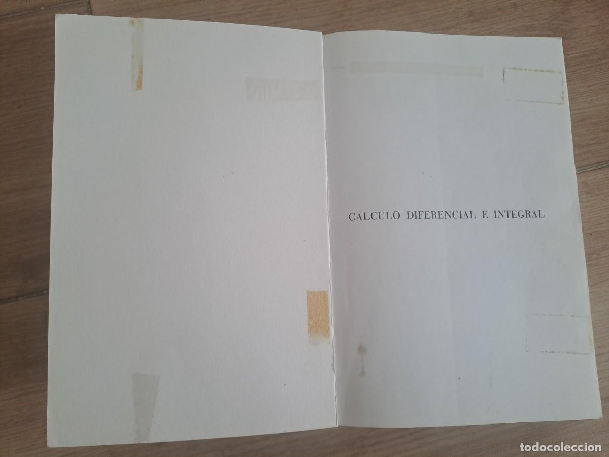 Libros de segunda mano de ciencias: C&aacute;lculo Diferencial e Integral - Foto 3