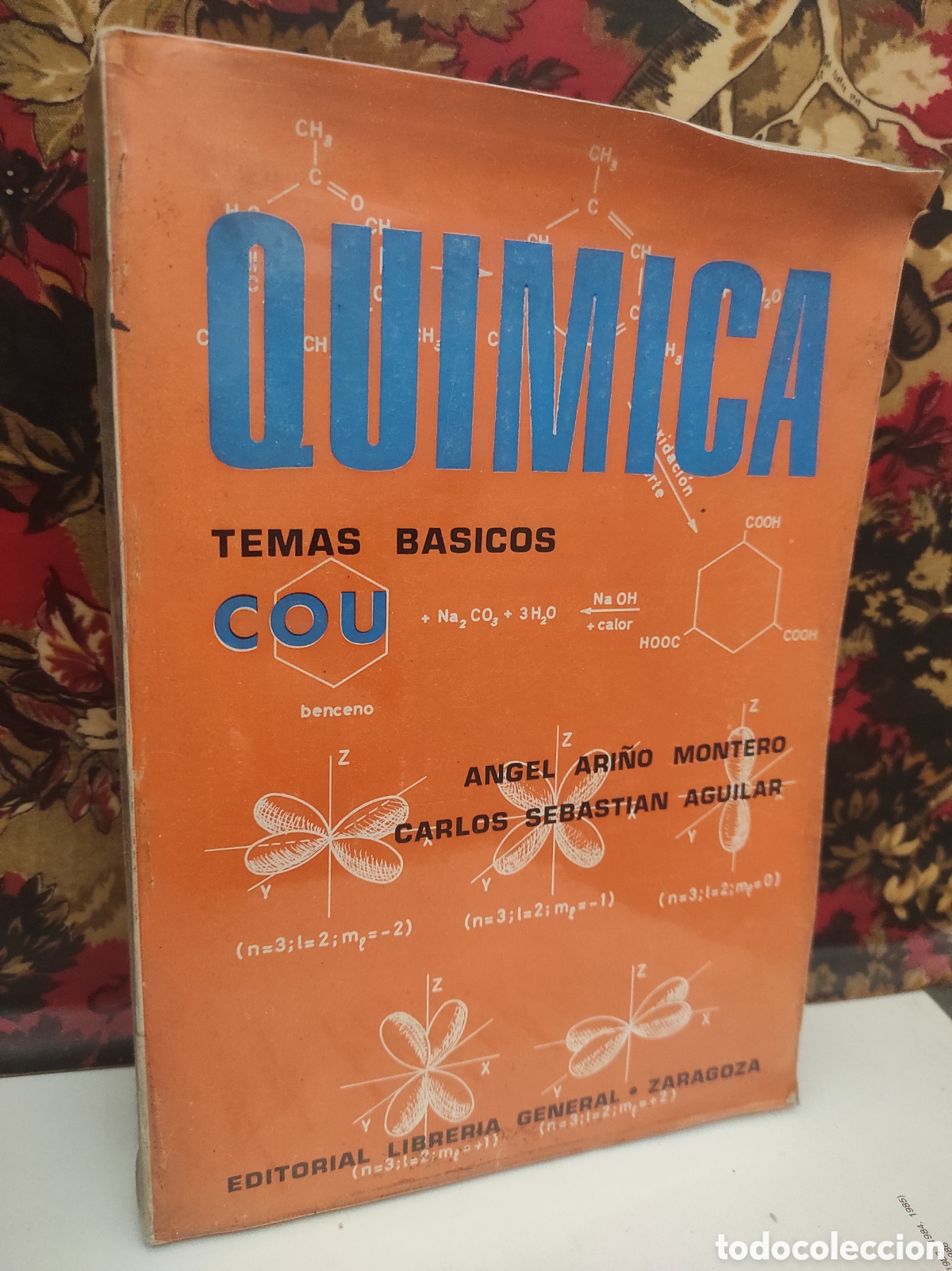 Libros de segunda mano de Ciencias: Qu&iacute;mica C.O.U. &Aacute;ngel Ari&ntilde;o Montero y Carlos Sebasti&aacute;n Aguilar. (PEDIDO MINIMO 10&euro;)
