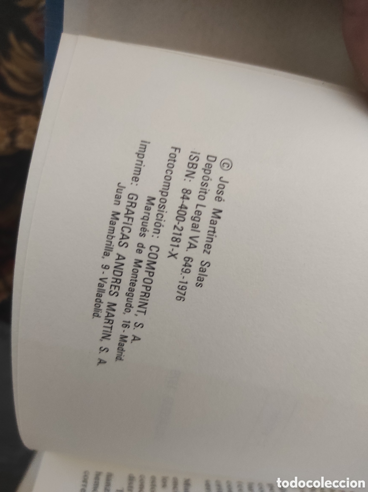 Libros de segunda mano de ciencias: JOS&Eacute; MARTINEZ SALAS. Elementos de matem&aacute;ticas - Foto 3