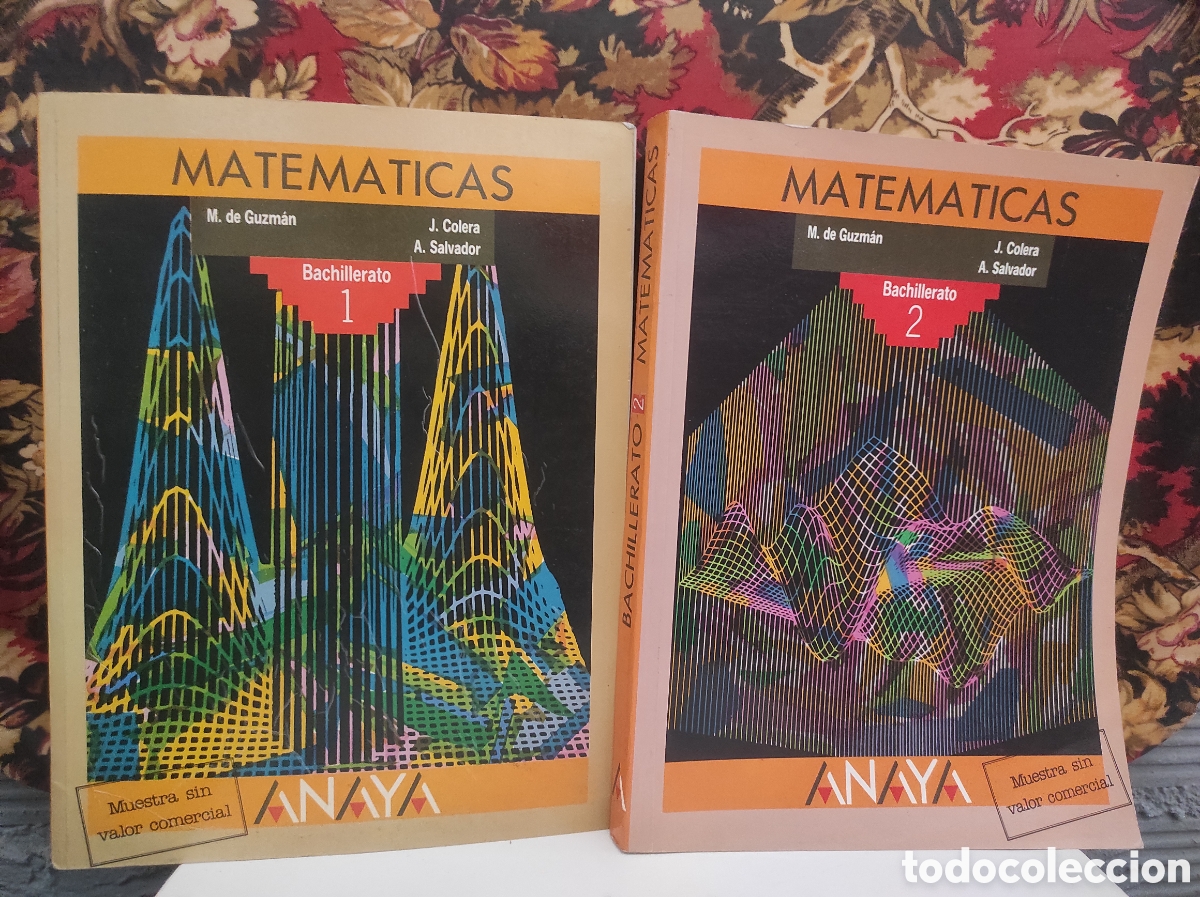 Libros de segunda mano de Ciencias: MATEM&Aacute;TICAS. Bachillerato 1 y 2 / Miguel de Guzman, Jos&eacute; Colera, Adela Salvador.