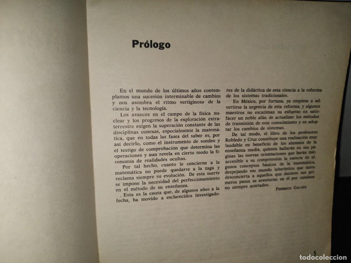 Libros de segunda mano de ciencias: 216- Matem&aacute;tica Moderna - Robledo V&aacute;zquez. Cruz Ramos - Foto 7
