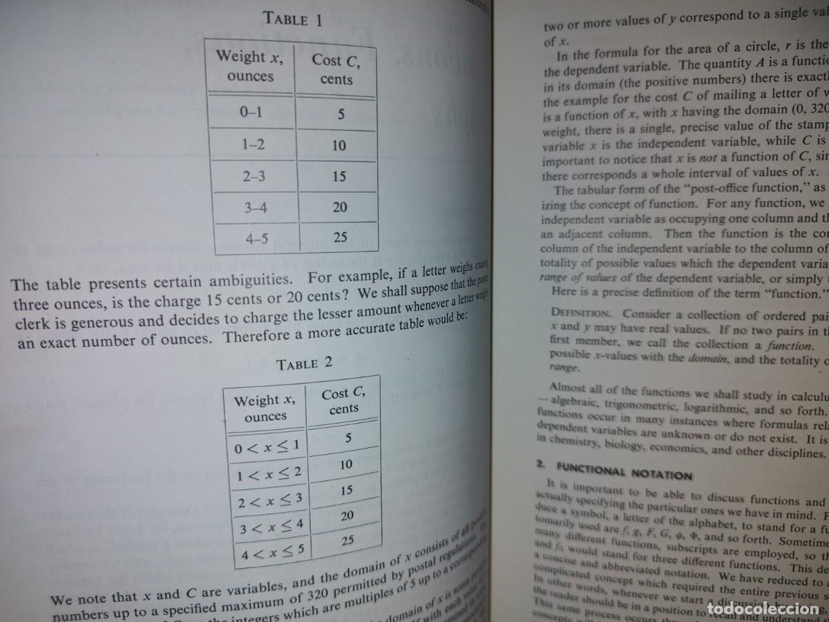 Libros de segunda mano de ciencias: 216- Calculus With Analytics Geometry. A First Course - Murray H. Protter, Charles B. Morrey - 1963 - Foto 12