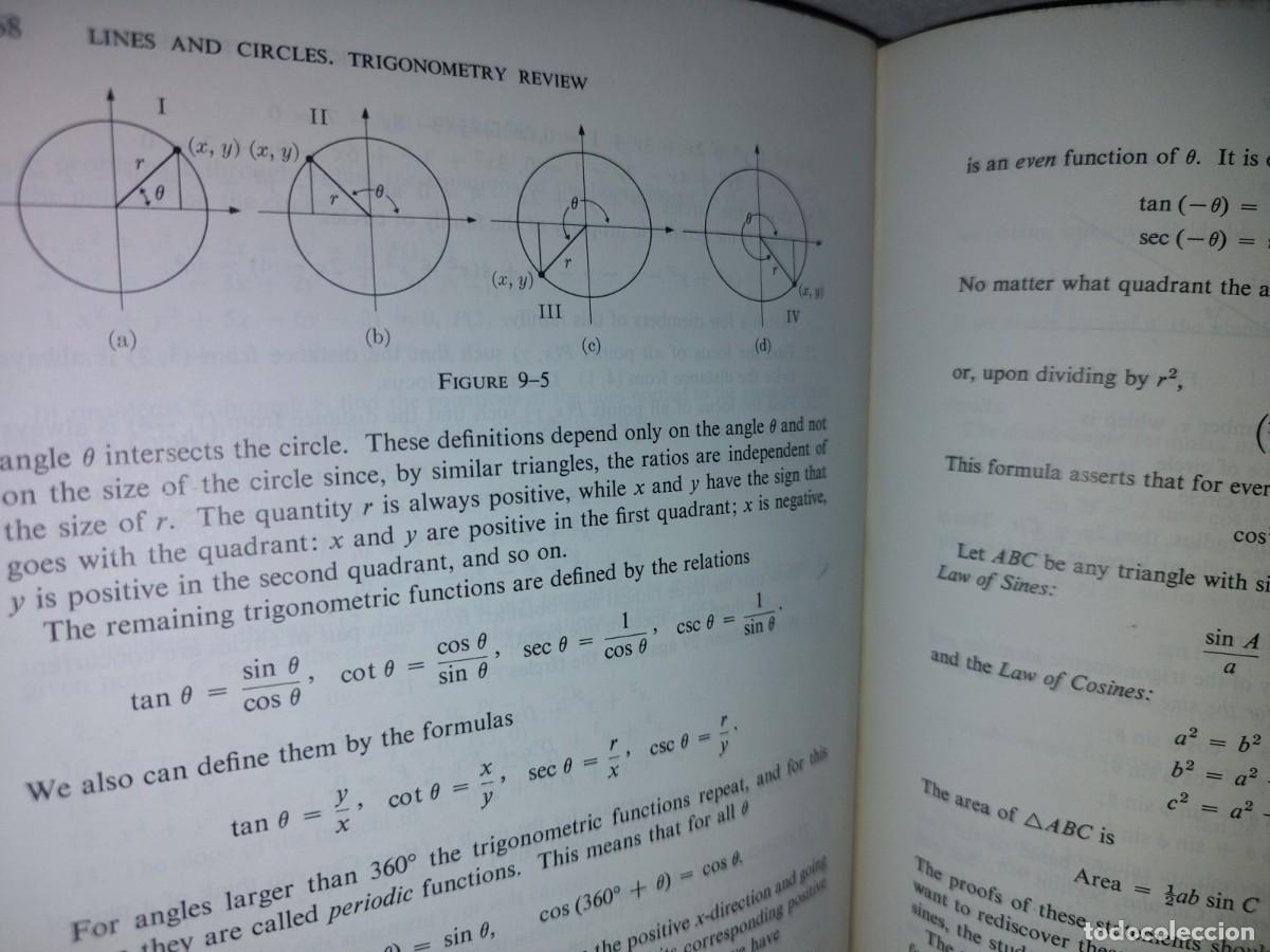 Libros de segunda mano de ciencias: 216- Calculus With Analytics Geometry. A First Course - Murray H. Protter, Charles B. Morrey - 1963 - Foto 14