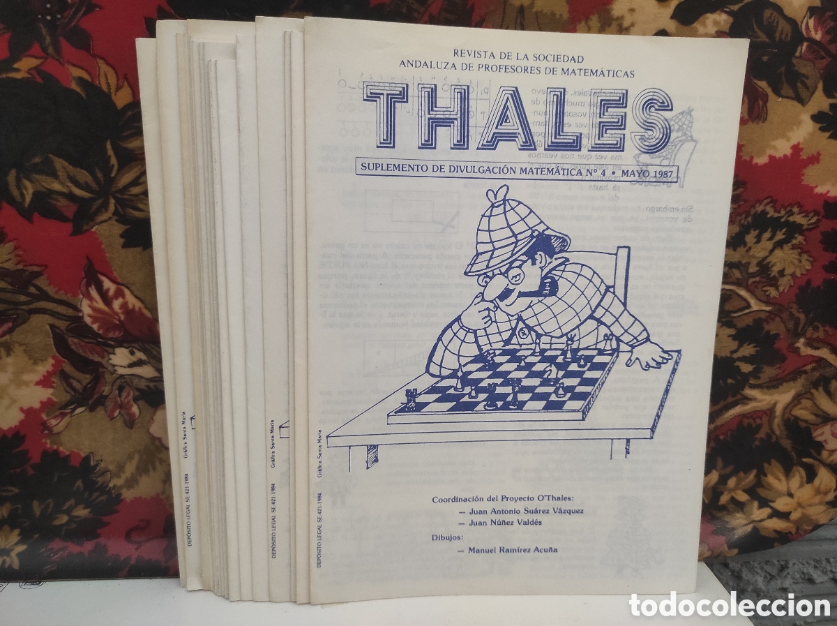 Libros de segunda mano de Ciencias: Lote Revistas de la Sociedad Andaluza de Profesores de Matem&aacute;ticas, THALES.