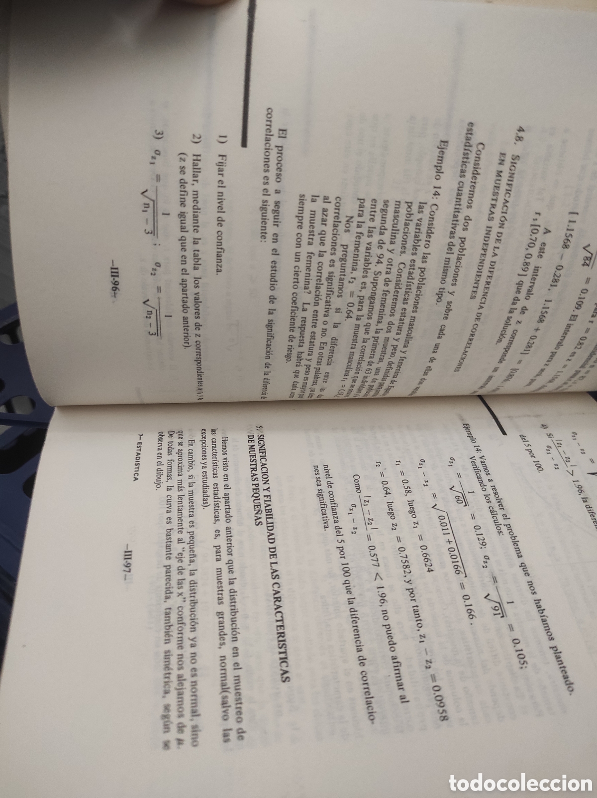 Libros de segunda mano de ciencias: Estad&iacute;stica. Ediciones Bello (PEDIDO MINIMO 10&euro;) - Foto 7