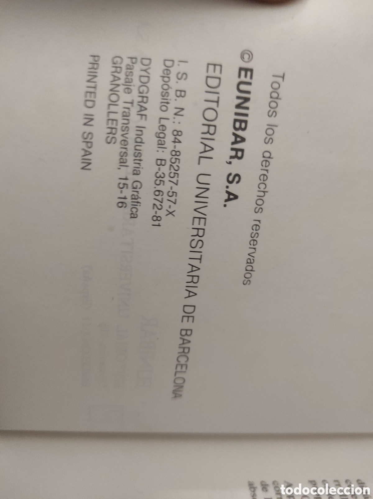 Libros de segunda mano de ciencias: Curso pr&aacute;ctico de matem&aacute;ticas 2&ordm; BUP (problemas resueltos) Eunibar 1987 - Foto 3