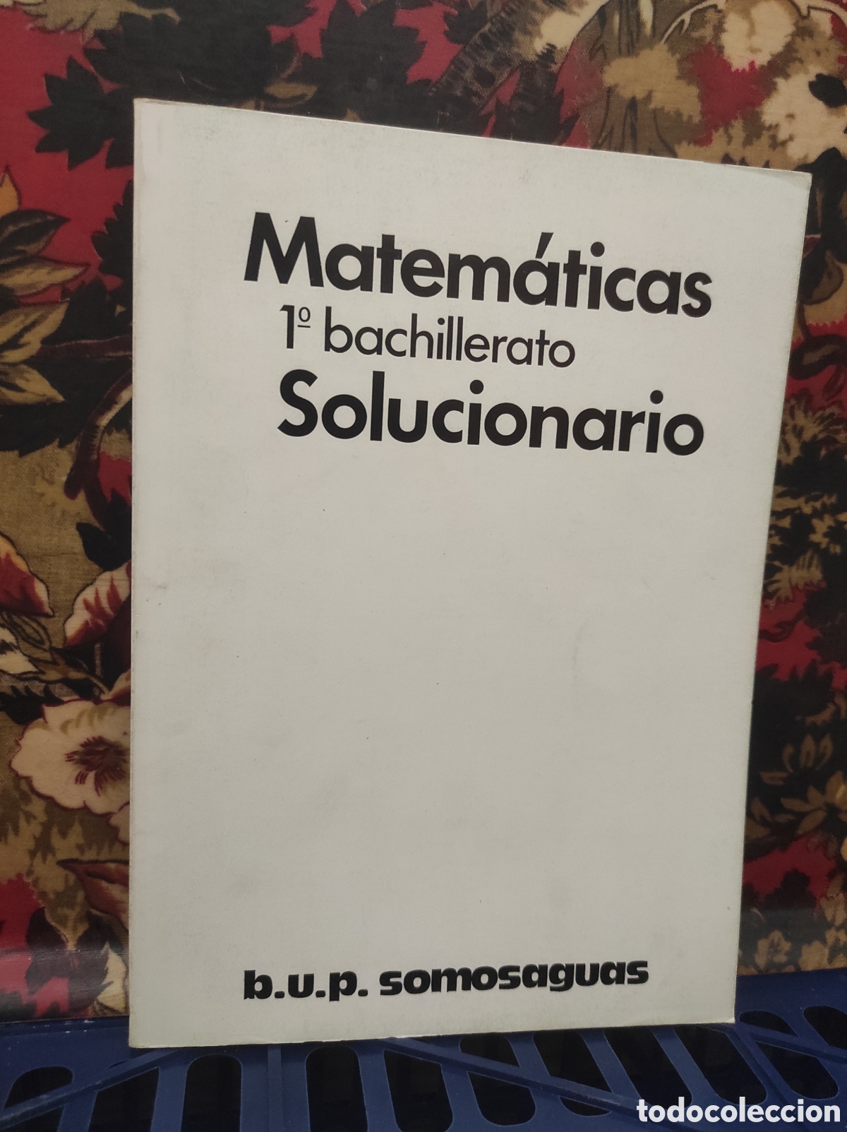 Libros de segunda mano de Ciencias: Matem&aacute;ticas 1&ordm; bachillerato Solucionario (PEDIDO MINIMO 10&euro;)