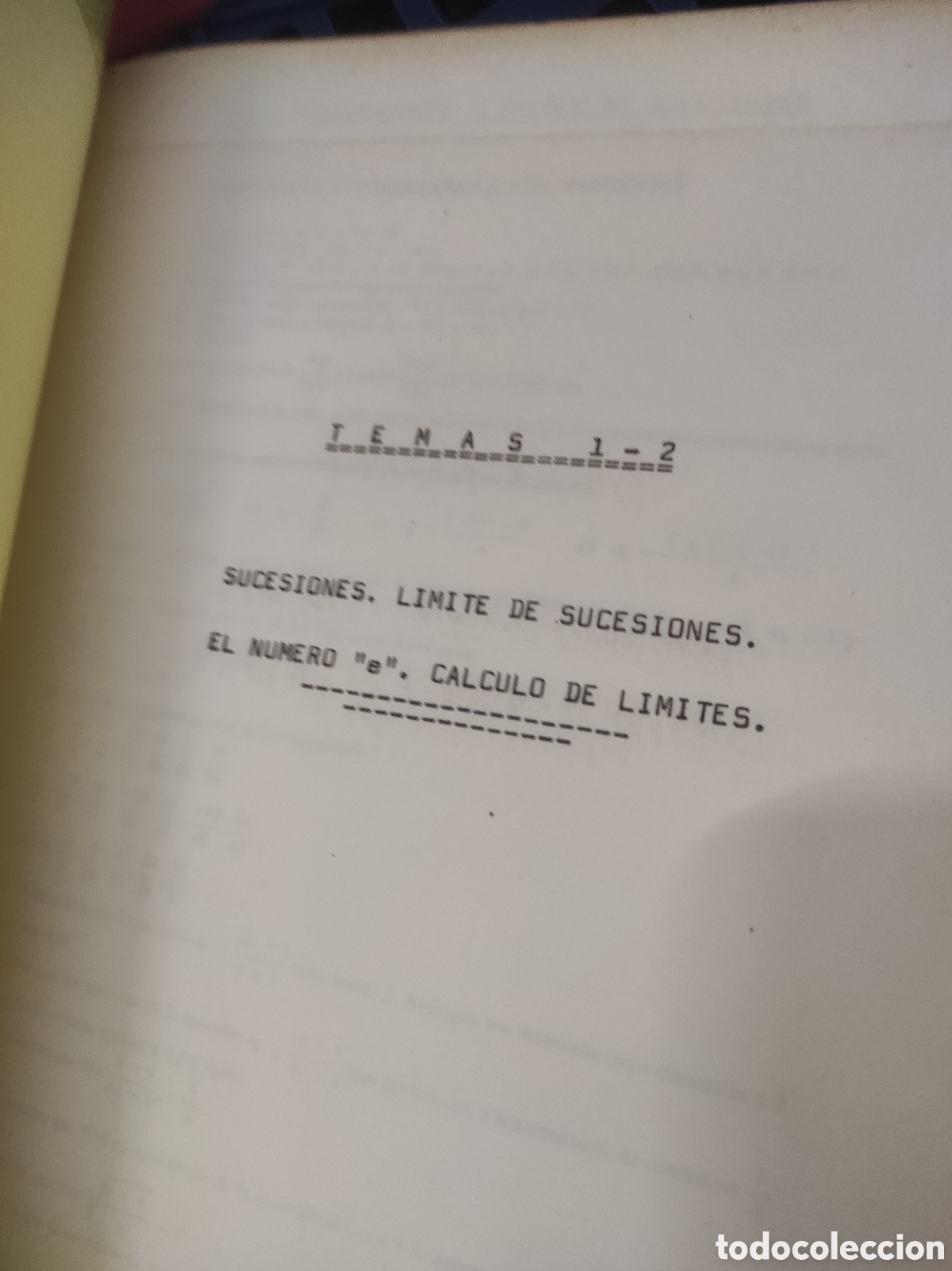 Libros de segunda mano de ciencias: C&aacute;lculo Sucesiones L&iacute;mite Matem&aacute;ticas (PEDIDO MINIMO 10&euro;) - Foto 3
