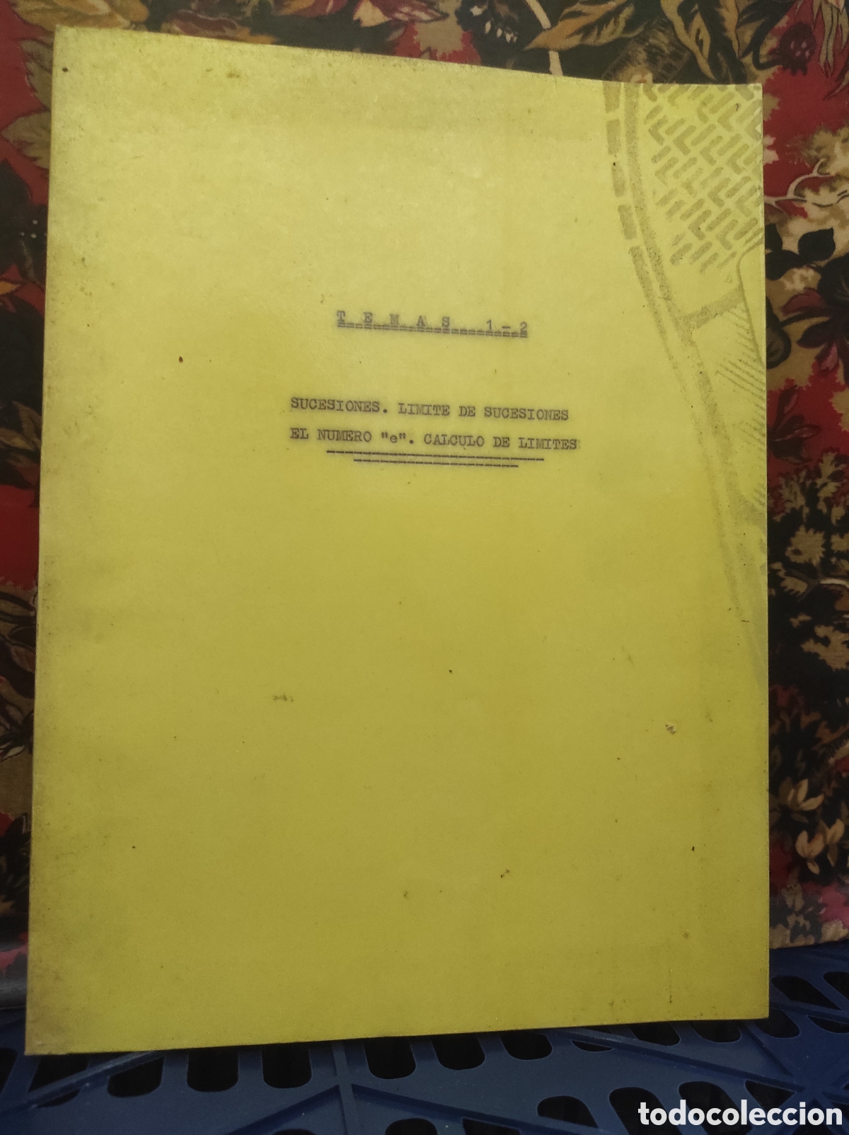 Libros de segunda mano de ciencias: C&aacute;lculo Sucesiones L&iacute;mite Matem&aacute;ticas (PEDIDO MINIMO 10&euro;) - Foto 1