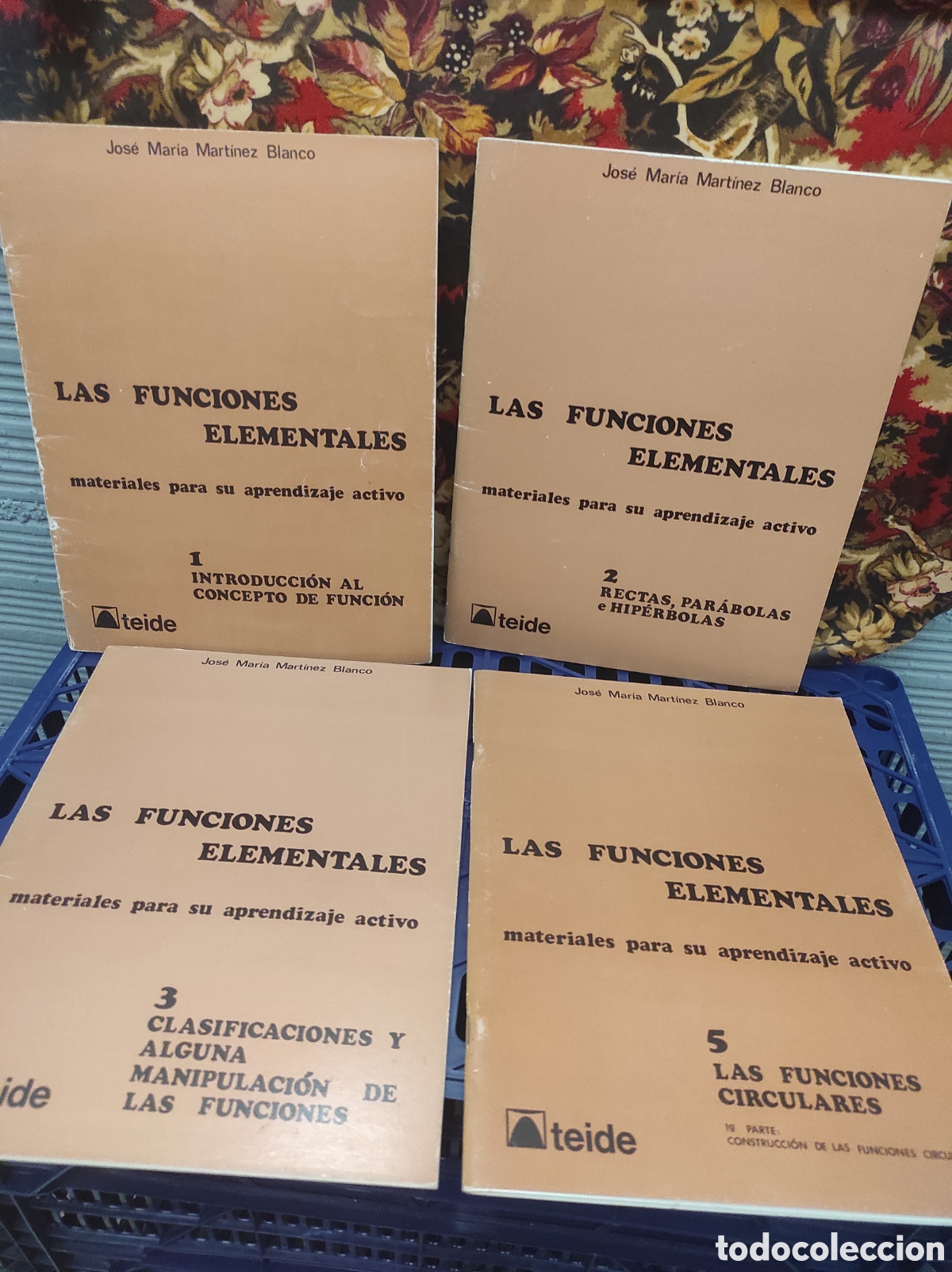 Libros de segunda mano de ciencias: 4 Vol. FUNCIONES ELEMENTALES MARTINEZ BLANCO, JOSE MARIA - Foto 1