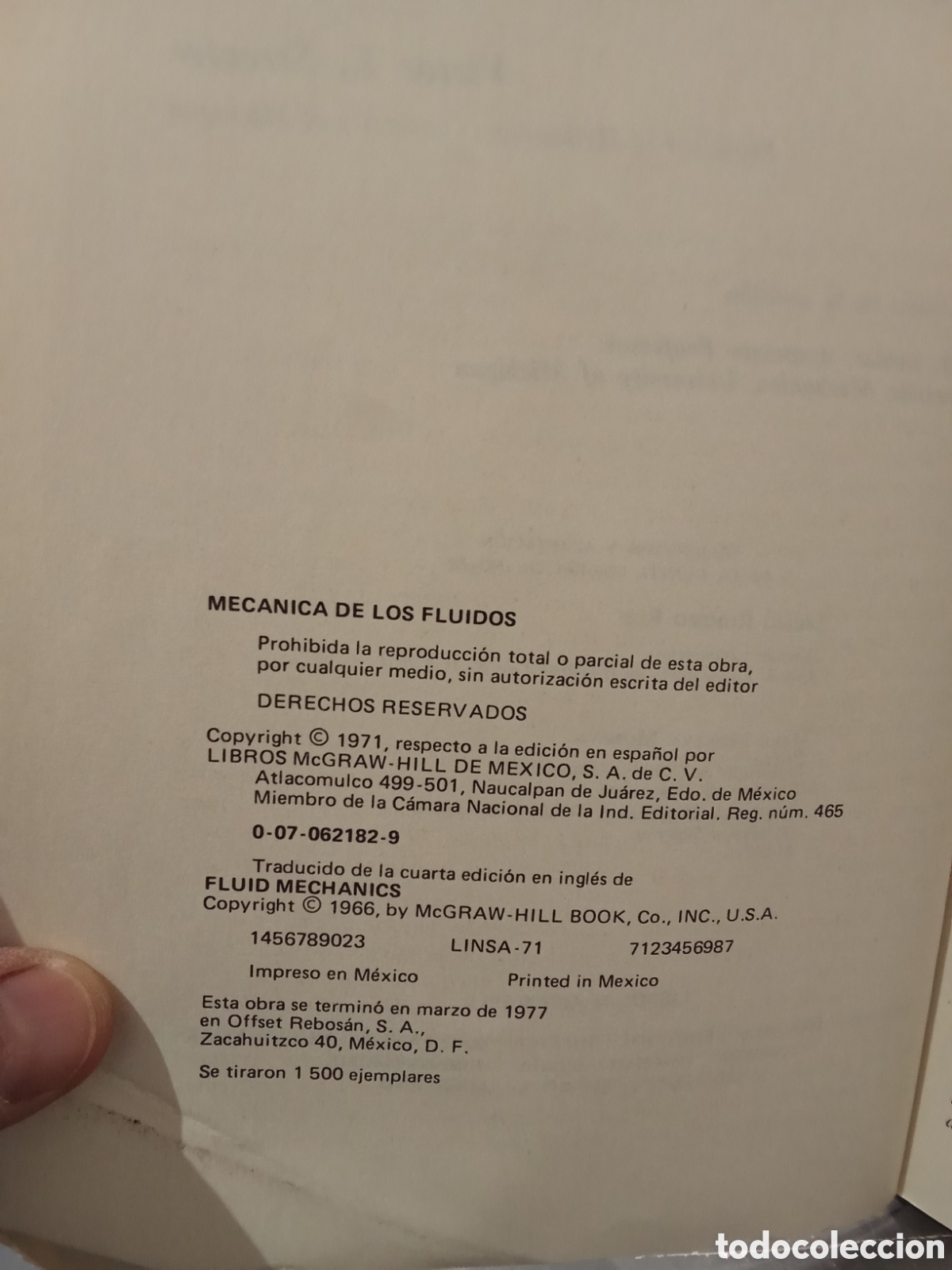 Libros de segunda mano de ciencias: Mec&aacute;nica de fluidos - Streeter - McGraw Hill - Foto 2
