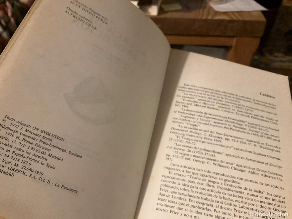 Libros de segunda mano: Acerca de la evoluci&oacute;n - Maynard Smith, J. - Foto 3