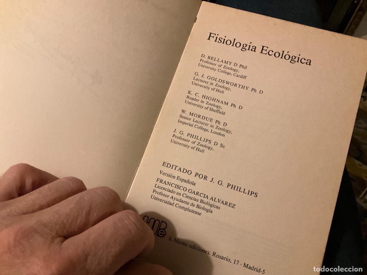 Libros de segunda mano: Fisiolog&iacute;a Ecol&oacute;gica - John Phillips - Ediciones Hiperi&oacute;n - Foto 3