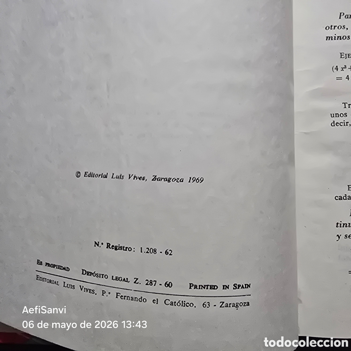 Libros de segunda mano de ciencias: MATEM&Aacute;TICAS, CUARTO CURSO (EDELVIVES, LUIS VIVES) - Foto 2