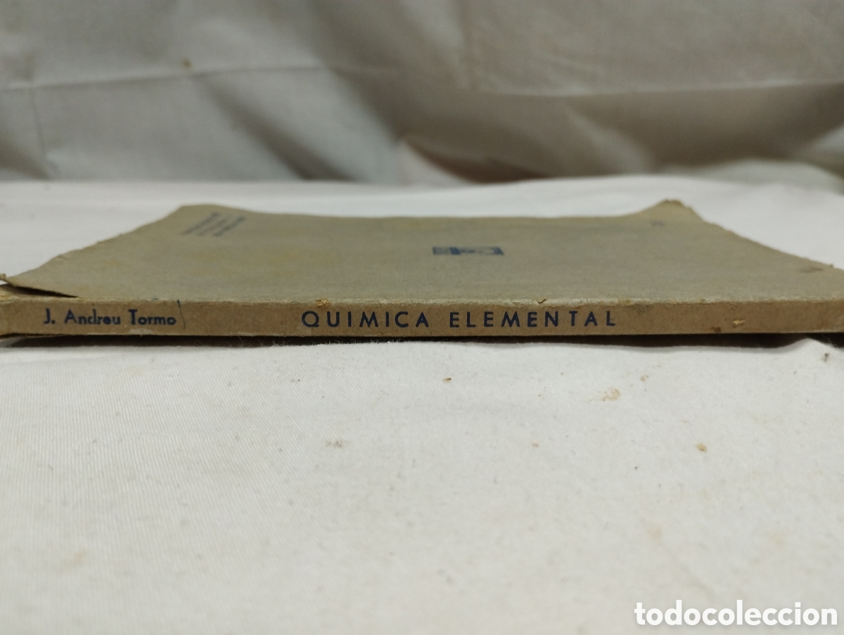 Libros de segunda mano de ciencias: Qu&iacute;mica elemental. J. Andreu Tormo, 1943 - Foto 3