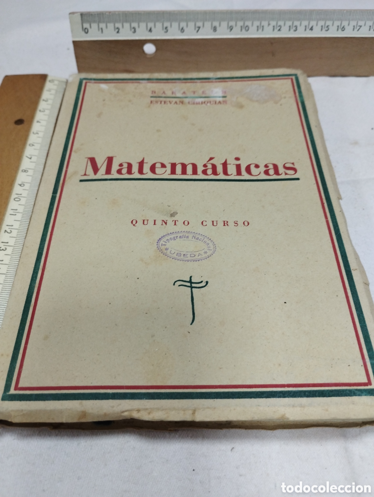 Libros de segunda mano de ciencias: Matem&aacute;ticas. Quinto curso. Baratetech, 1949 - Foto 1