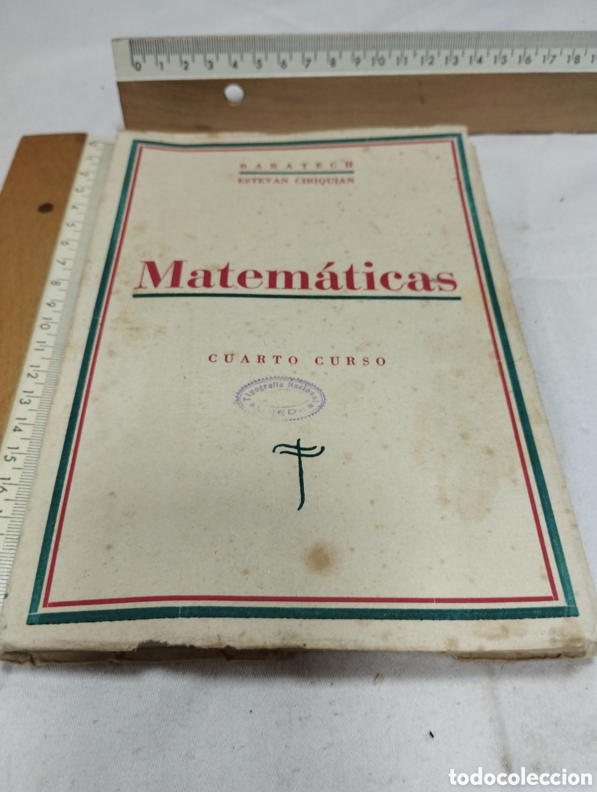 Libros de segunda mano de ciencias: Matem&aacute;ticas. Cuarto curso. Baratexh, 1949 - Foto 1
