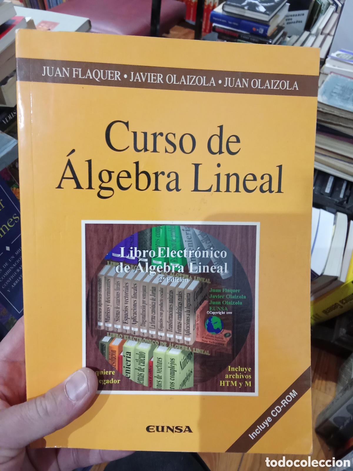 Libros de segunda mano de ciencias: Curso de &Aacute;lgebra Lineal - Eunsa - Foto 1