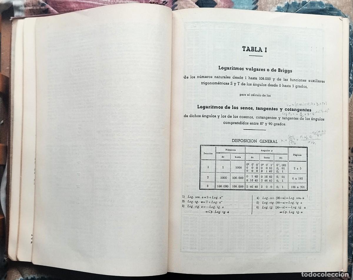 Libros de segunda mano de ciencias: TABLAS DE LOGARITMOS. POR L. SCHR&Ouml;N - Foto 6