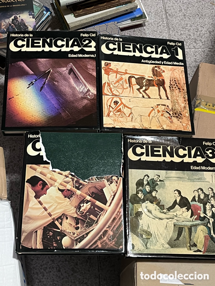 Libros de segunda mano de Ciencias: CID (Felip) y otros.- Historia de la Ciencia [EN 4 TOMOS] Planeta, 1977