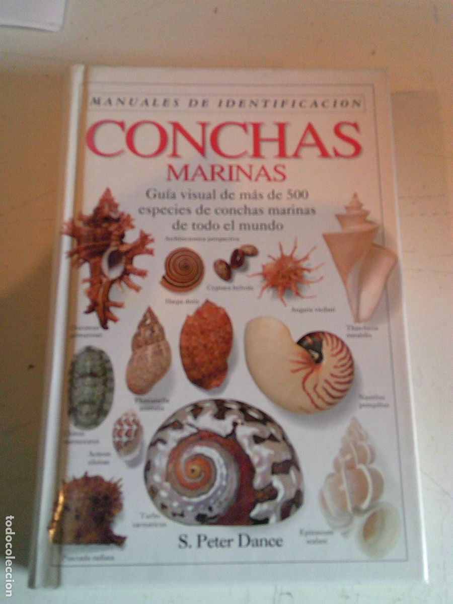 Libros de segunda mano: manuales de identificaci&oacute;n de conchas marinas S. Peter Dance