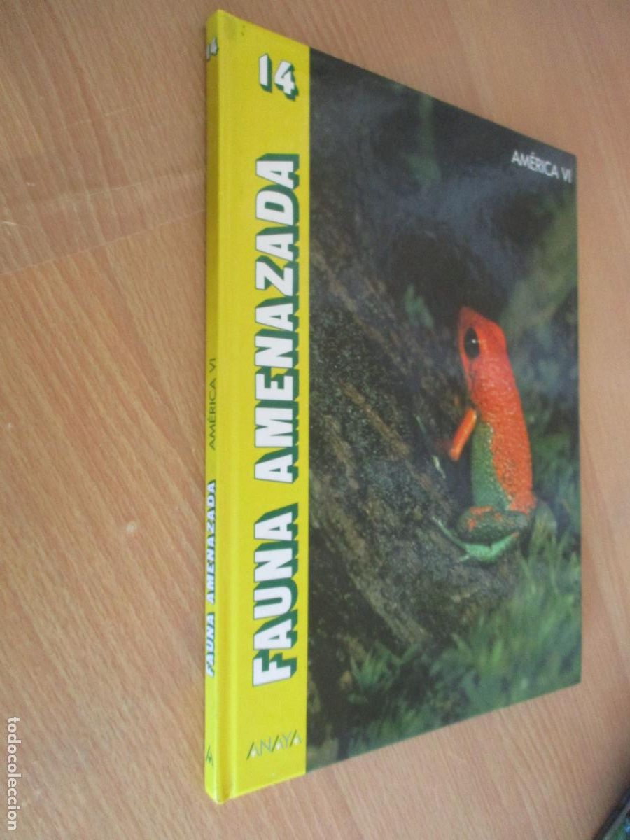 Libros de segunda mano: ANAYA-FAUNA AMENAZADA, N &ordm; 14- AM&Eacute;RICA VI- 1990
