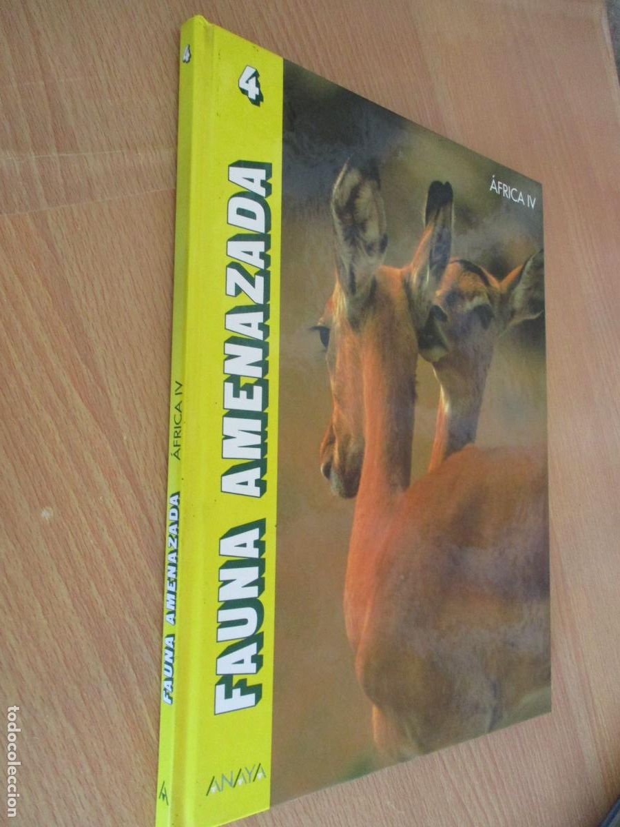 Libros de segunda mano: ANAYA-FAUNA AMENAZADA, N &ordm; 4- &Aacute;FRICA IV- 1989