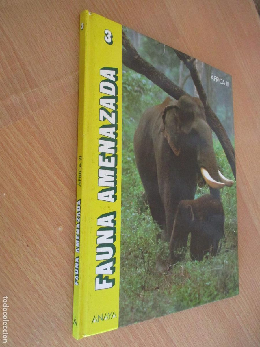 Libros de segunda mano: ANAYA-FAUNA AMENAZADA, N &ordm; 3- &Aacute;FRICA III- 1989