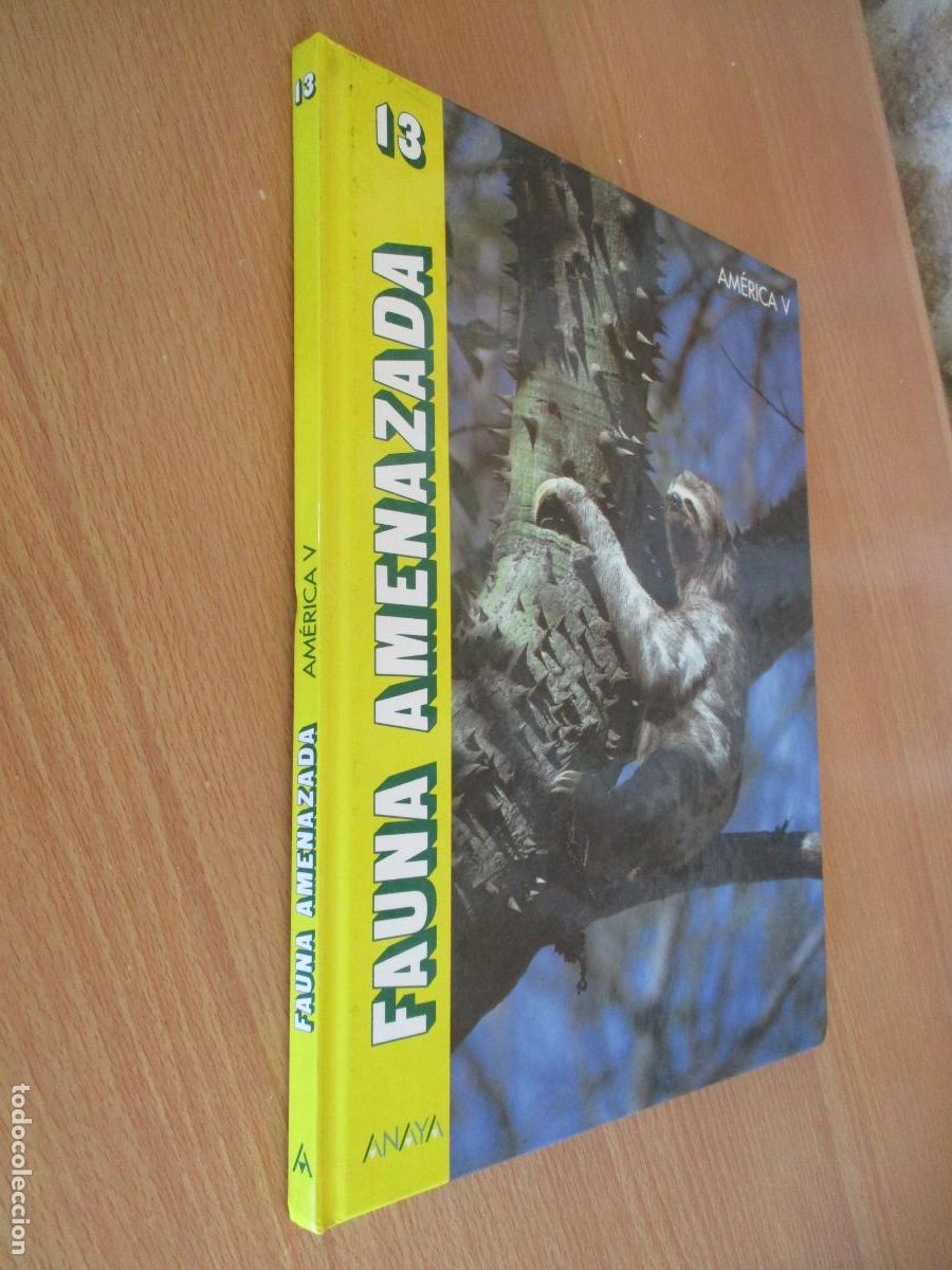 Libros de segunda mano: ANAYA-FAUNA AMENAZADA, N &ordm; 13- AM&Eacute;RICA V- 1990