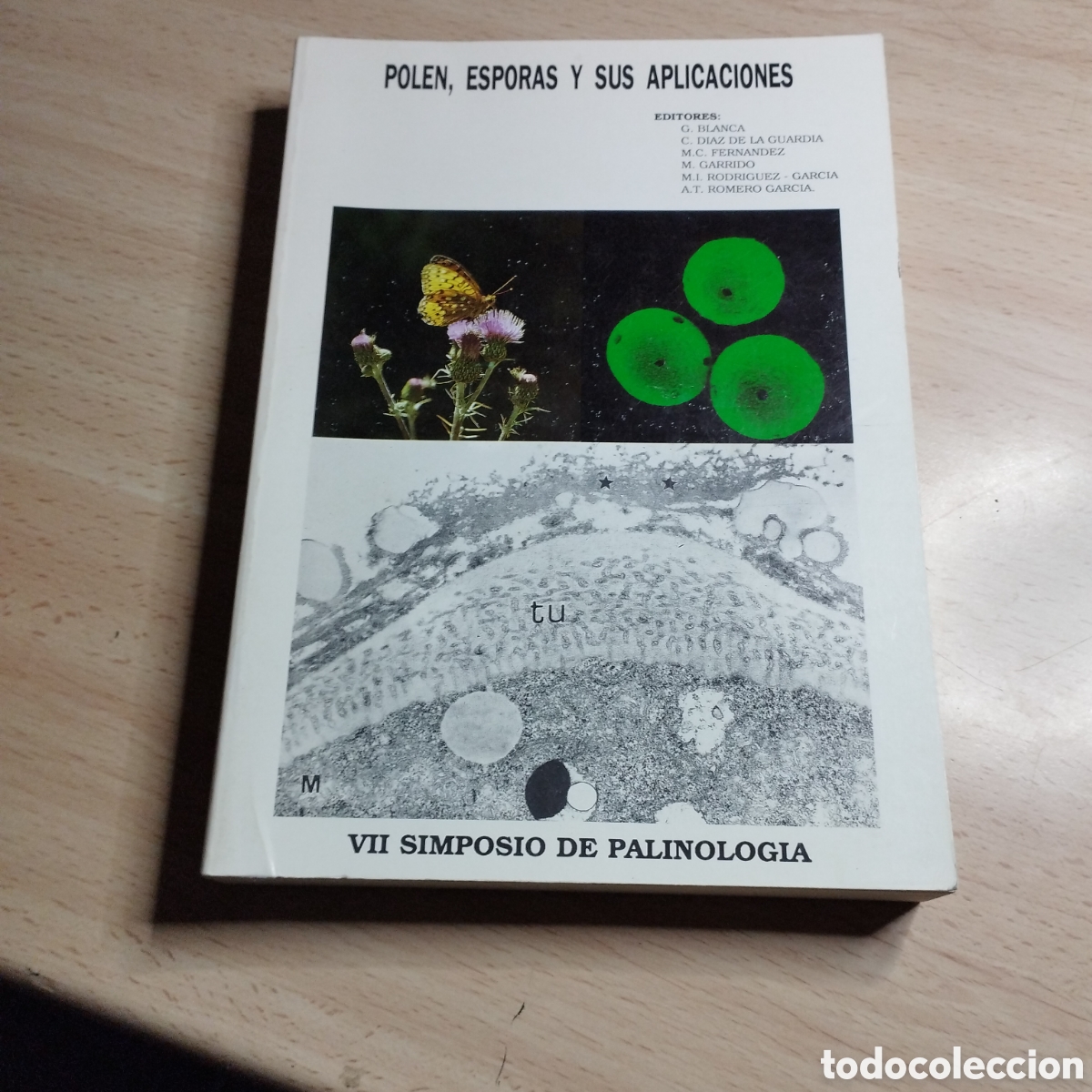 Libros de segunda mano: Polen, esporas y sus aplicaciones. Vll simposio de palinolog&iacute;a. 1990. Granada. Facultad de ciencias.