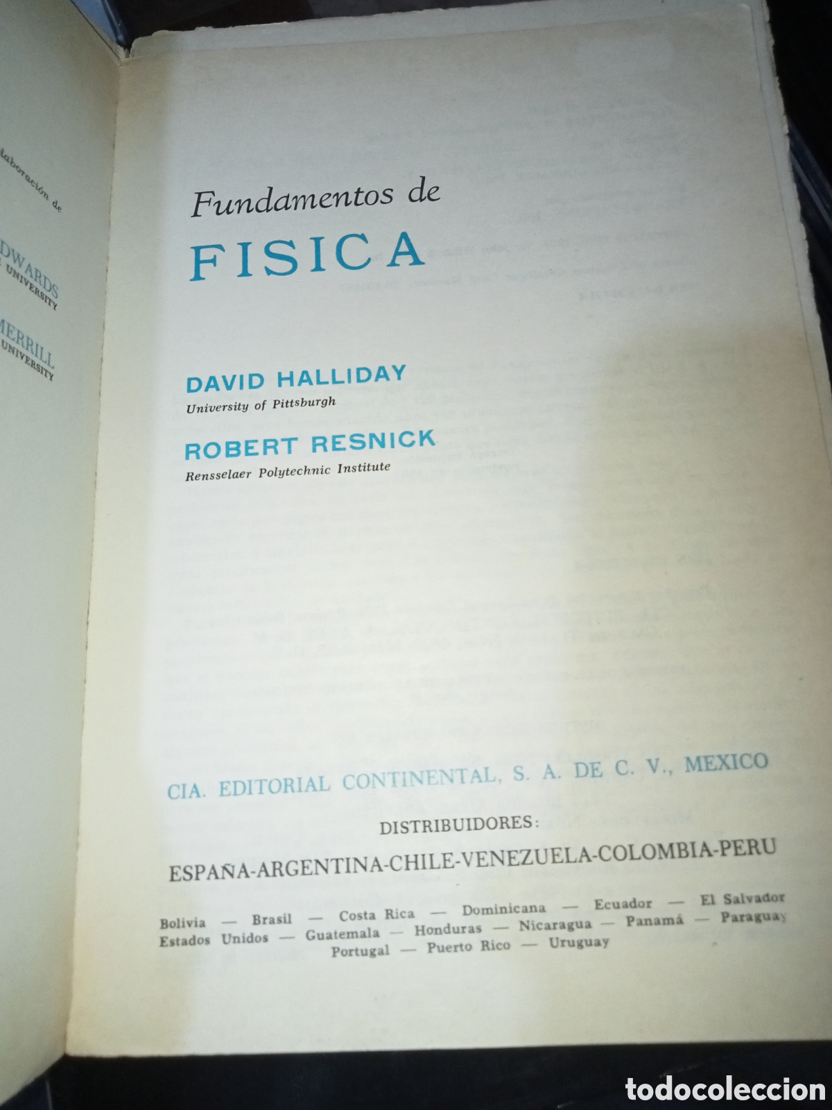 Libros de segunda mano de ciencias: Fundamentos de f&iacute;sica David Robert resnick - Foto 3