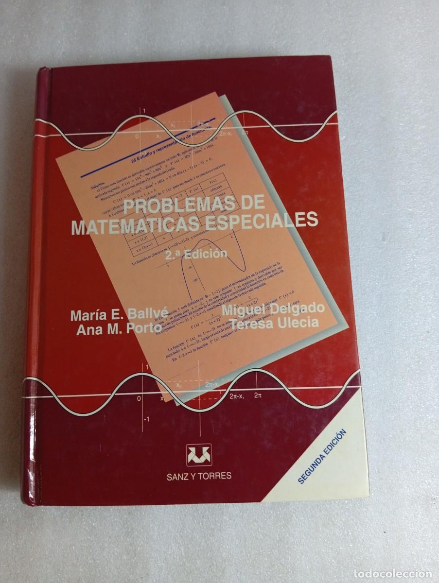 Libros de segunda mano de Ciencias: PROBLEMAS DE MATEM&Aacute;TICAS ESPECIALES. VV.AA. U.N.E.D. EDITORIAL SANZ Y TORRES